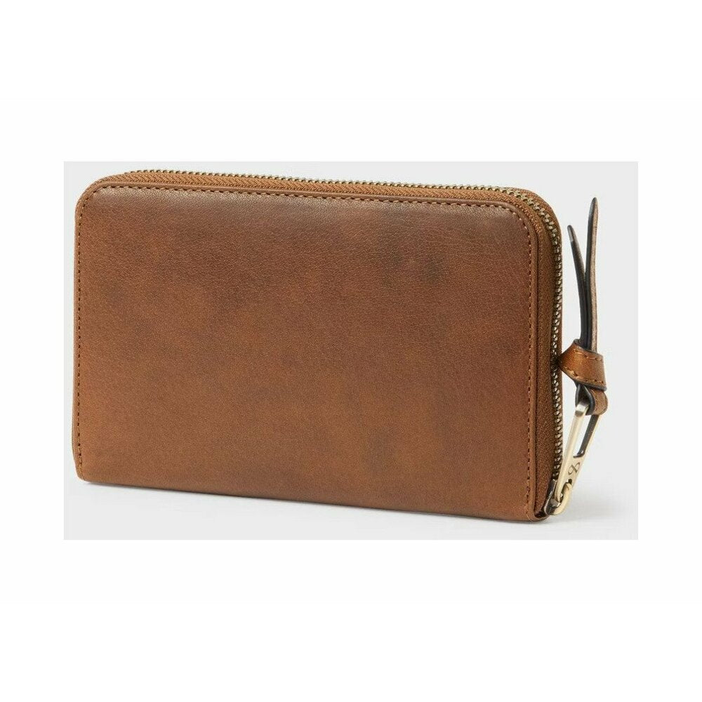 SADDLER MOLL ZIP WALLET MIDBROWN