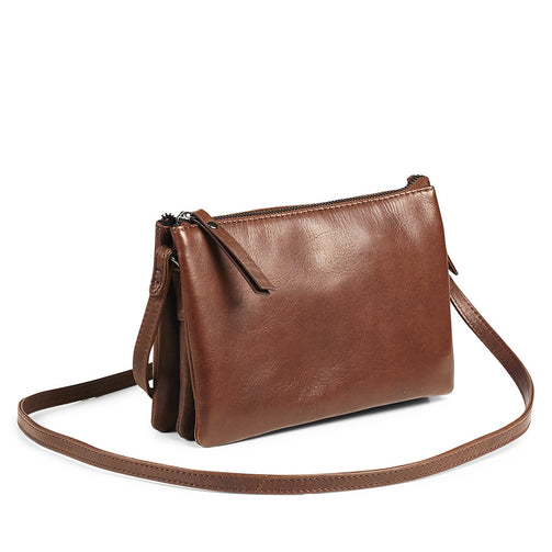 Markberg Vera crossbody bag Antique chestnut - bagsandluggage.no