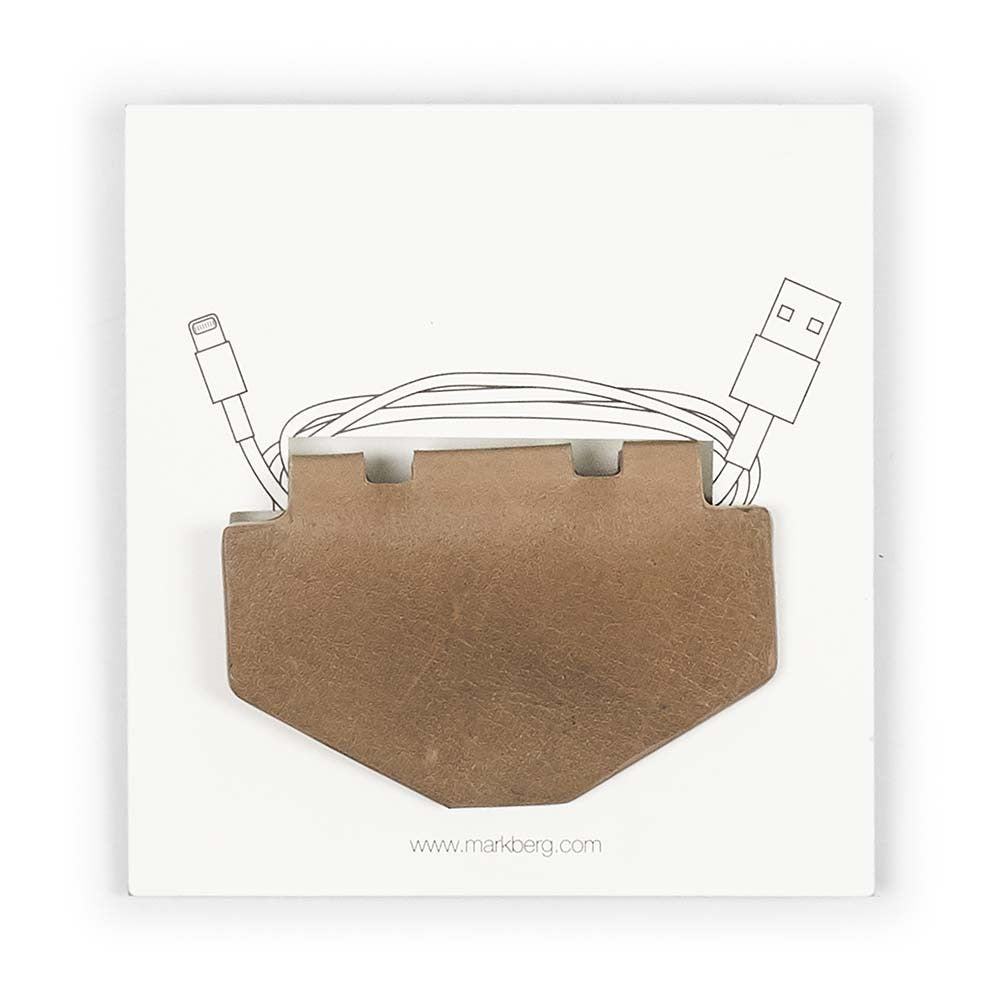 Markberg The Cable Guy Cord Holder Camel - bagsandluggage.no