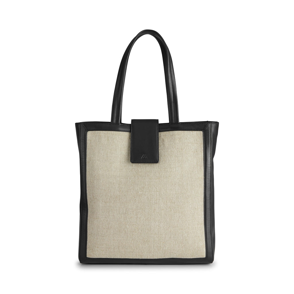 Black/Offwhite Markberg Alyssambg Shopper, Canvas Mix