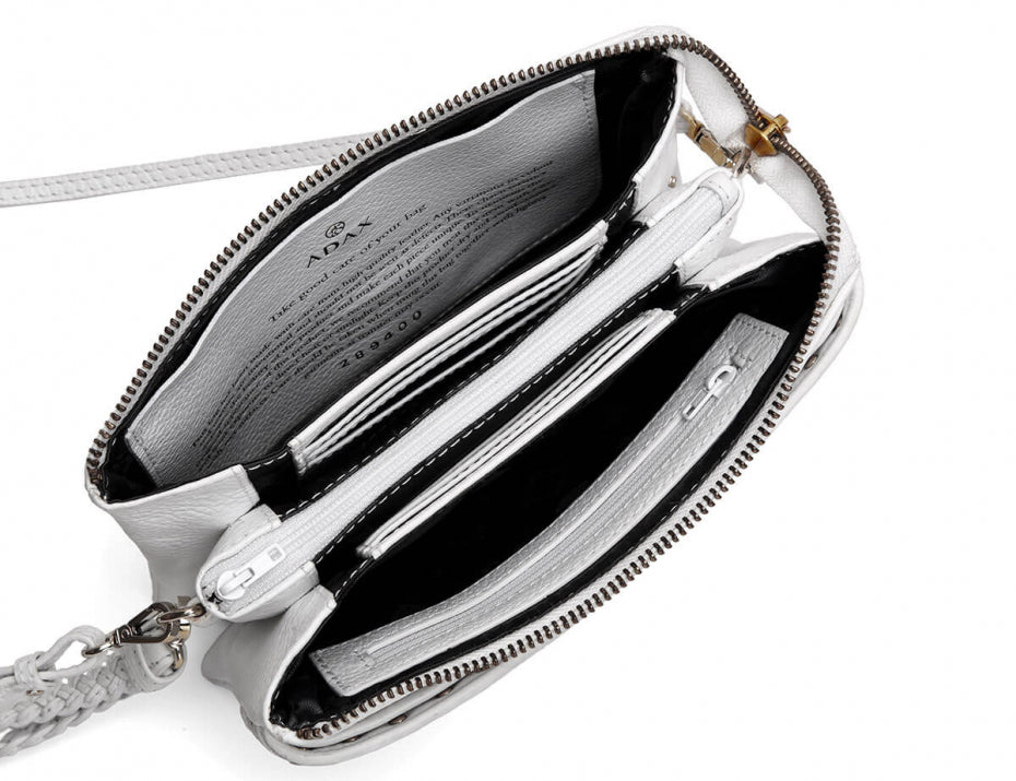 Adax 28940047 Berlin combi clutch Jackie White - bagsandluggage.no