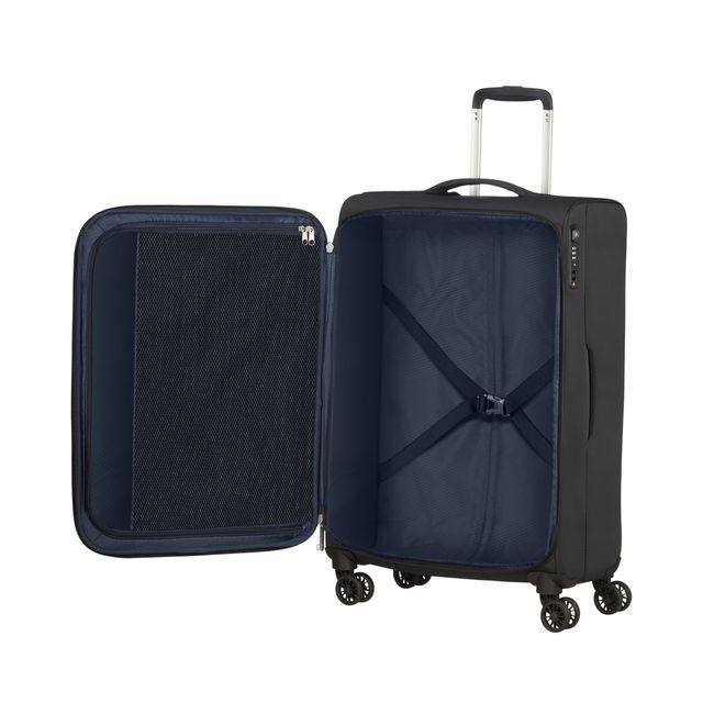 American Tourister Lite Ray 69 cm Jet Black - bagsandluggage.no
