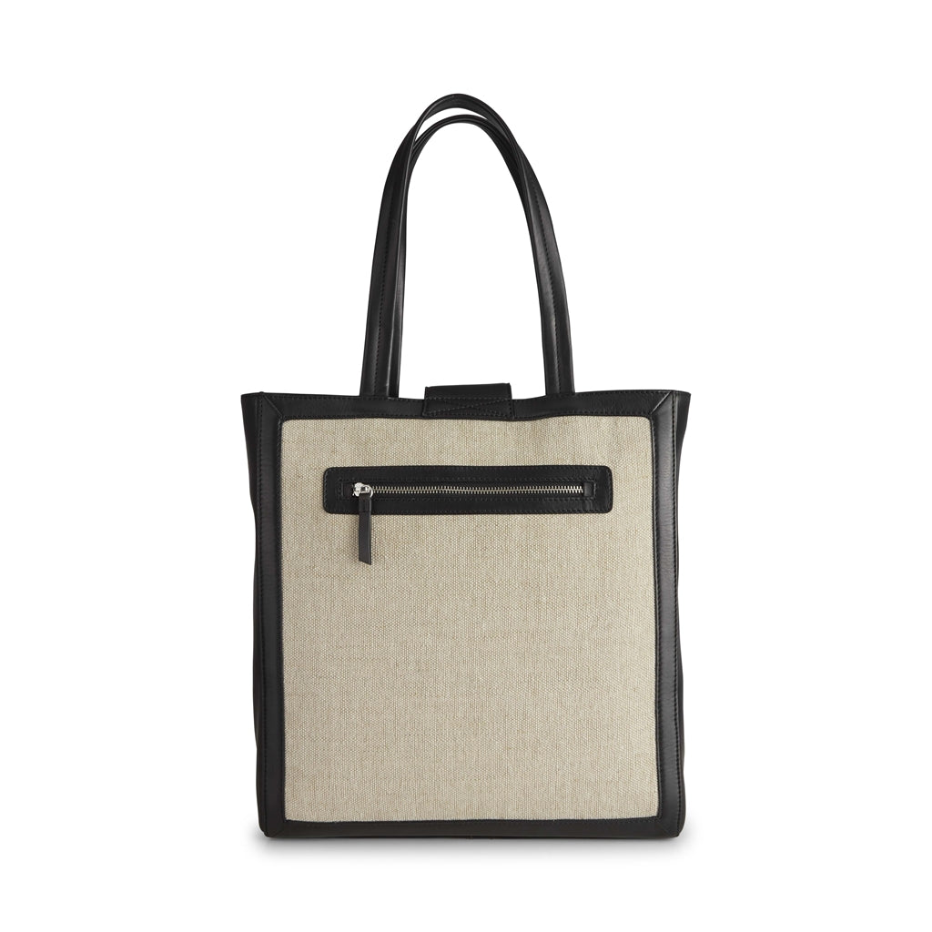 Black/Offwhite Markberg Alyssambg Shopper, Canvas Mix