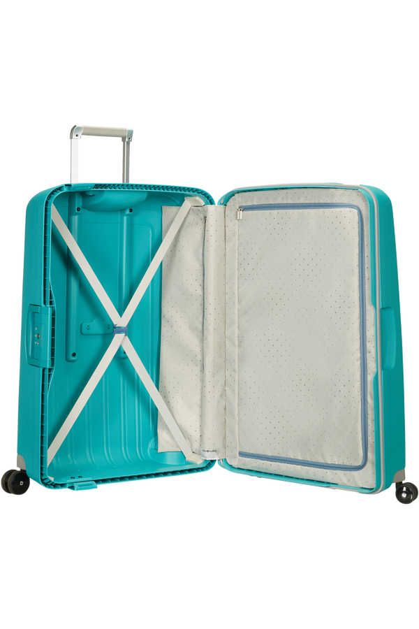 SAMSONITE 10U*11001 SPINNER 69/25 AQUA BLUE - bagsandluggage.no