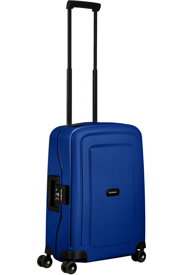SAMSONITE SCURE SPINNER 55/20 COOL BLUE/BLACK - bagsandluggage.no