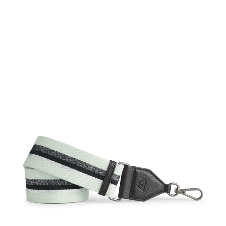 Markberg Finley Guitar Strap Black w/Mint+Silver+Black+Gunmetal - bagsandluggage.no