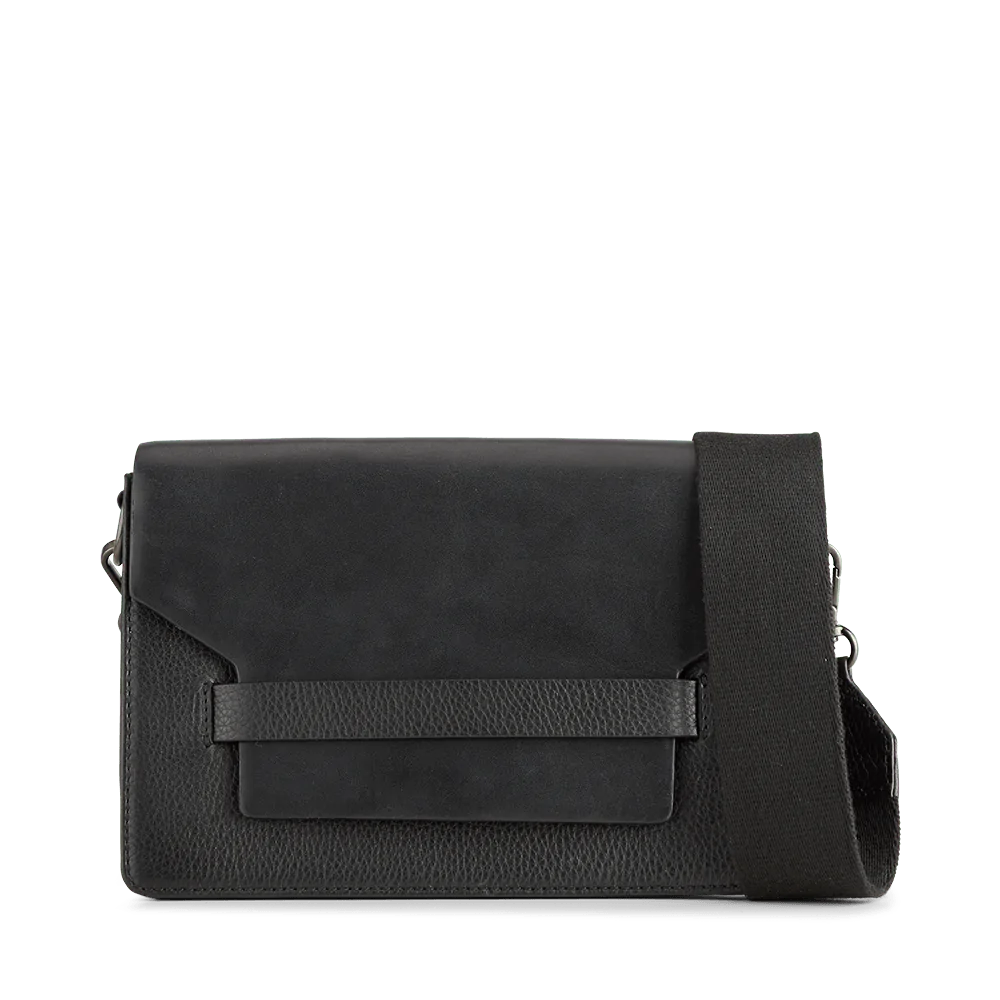 MARKBERG ArabellaMGB Crossbody Bag Grain mix 5456GRM Black w/Black - bagsandluggage.no