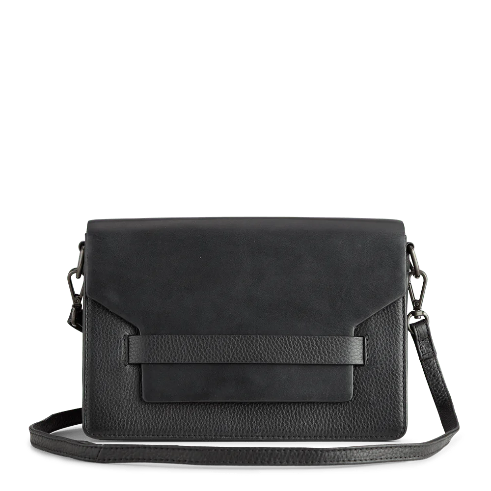 MARKBERG ArabellaMGB Crossbody Bag Grain mix 5456GRM Black w/Black - bagsandluggage.no