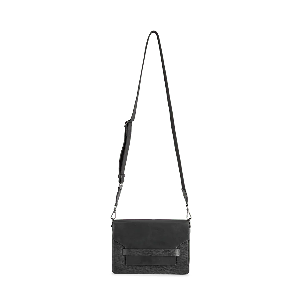 MARKBERG ArabellaMGB Crossbody Bag Grain mix 5456GRM Black w/Black - bagsandluggage.no