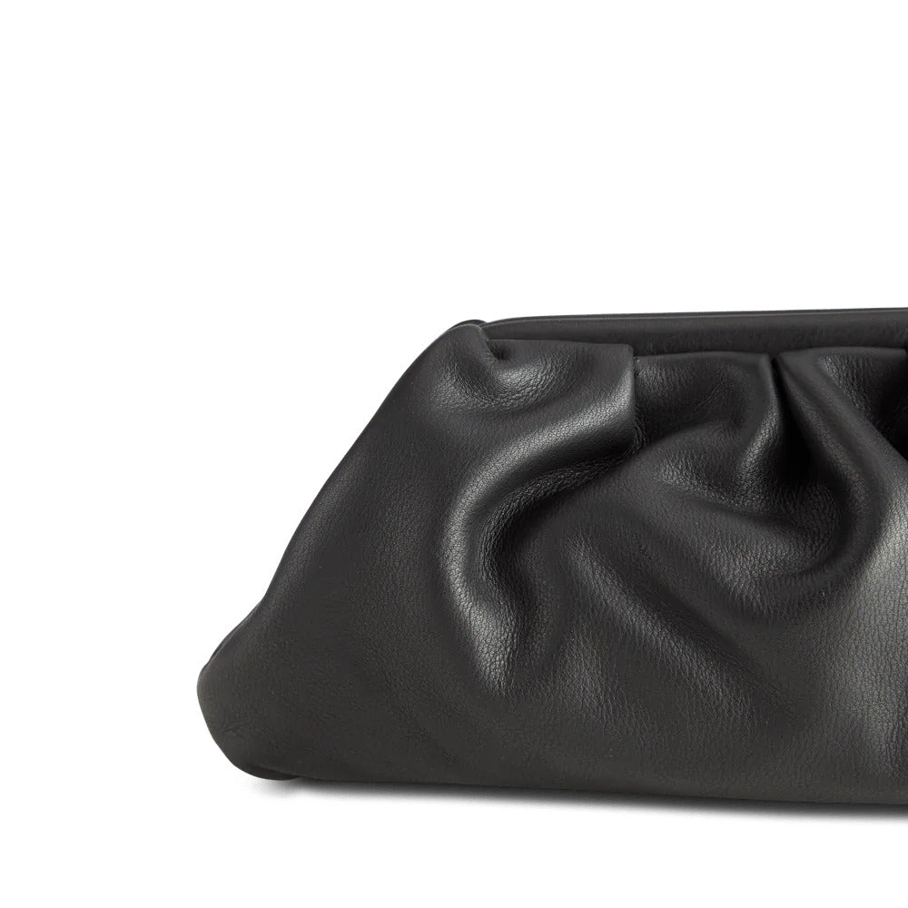 Black Markberg Oksanambg Clutch 5546Cow Black Veske