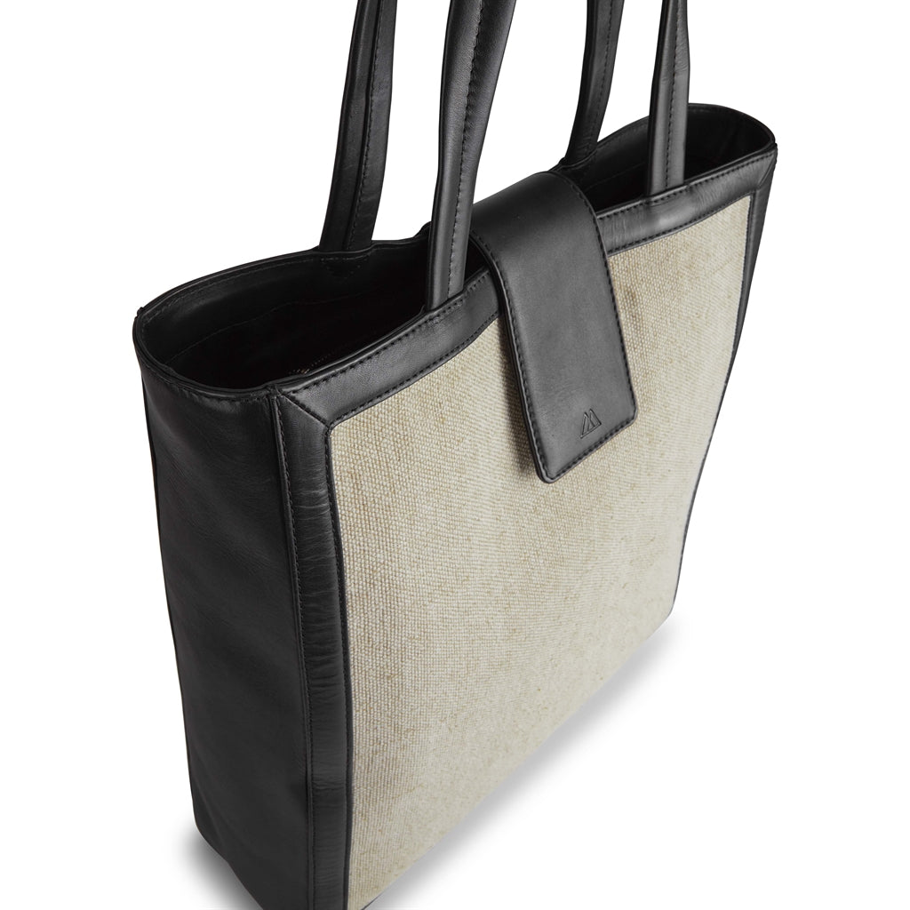 Black/Offwhite Markberg Alyssambg Shopper, Canvas Mix