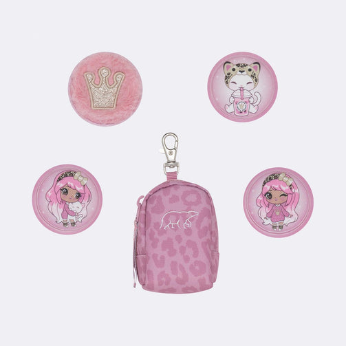 BECKMANN Classic Furry Heart Pink - bagsandluggage.no