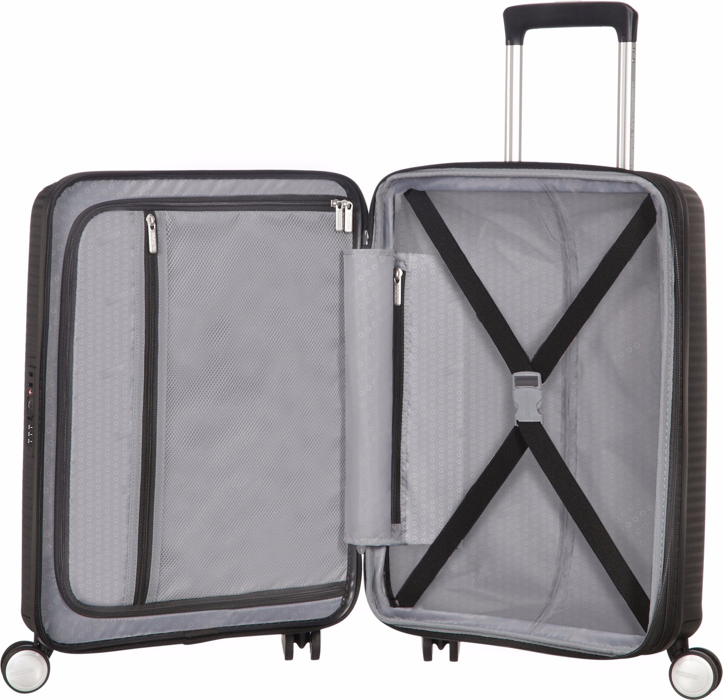 American Tourister Soundbox 69cm Exp Bass Black - bagsandluggage.no