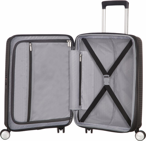 American Tourister Soundbox 69cm Exp Bass Black - bagsandluggage.no