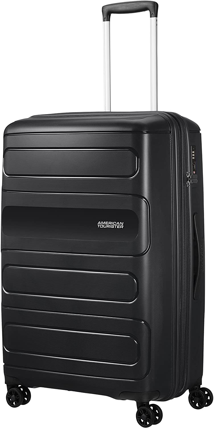 AMERICAN TOURISTER 51G*09003 SUNSIDE SPINNER 77/28 EXP BLACK - bagsandluggage.no