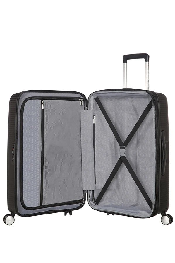 American Tourister - Soundbox Spinner Black Bass 77 cm - bagsandluggage.no