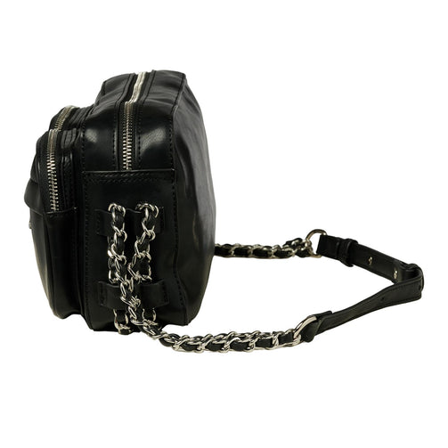 Noella Cherry Double Chain Bag Black - bagsandluggage.no