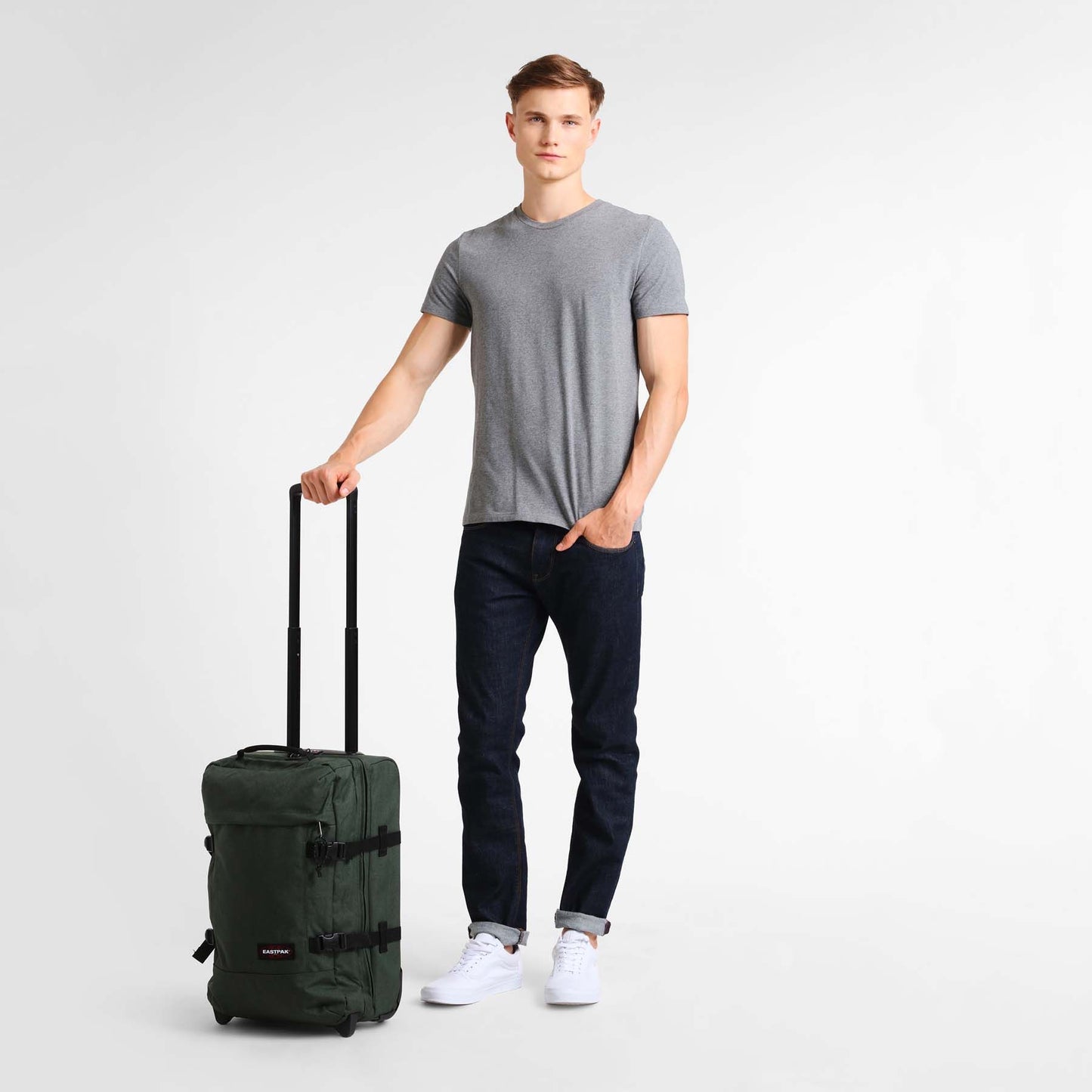 Eastpak EK61L27T TRANVERZ S DUFFELS/TRAVELGEAR Crafty Moss - bagsandluggage.no