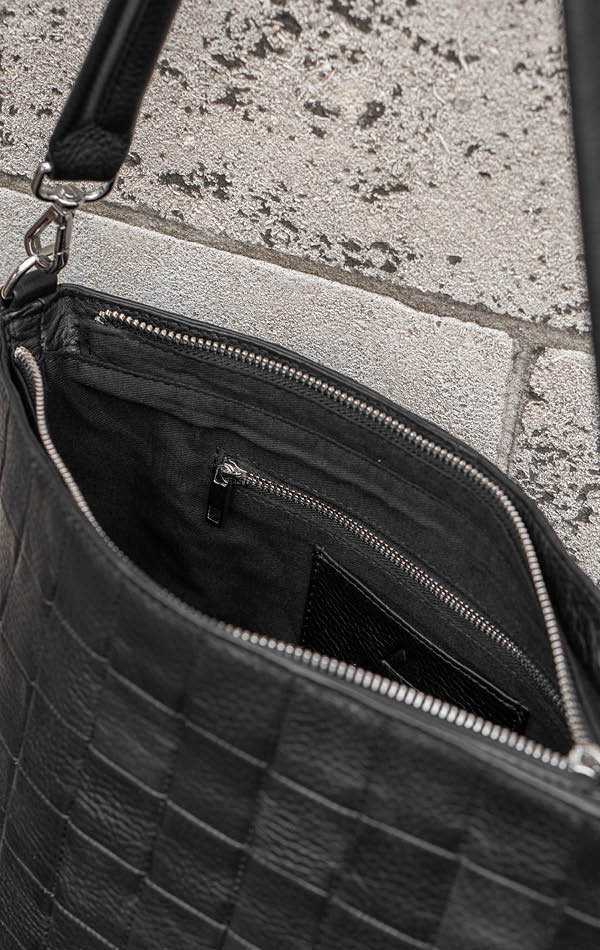 Black Markberg Juanambg Bag Upcycled Black Veske