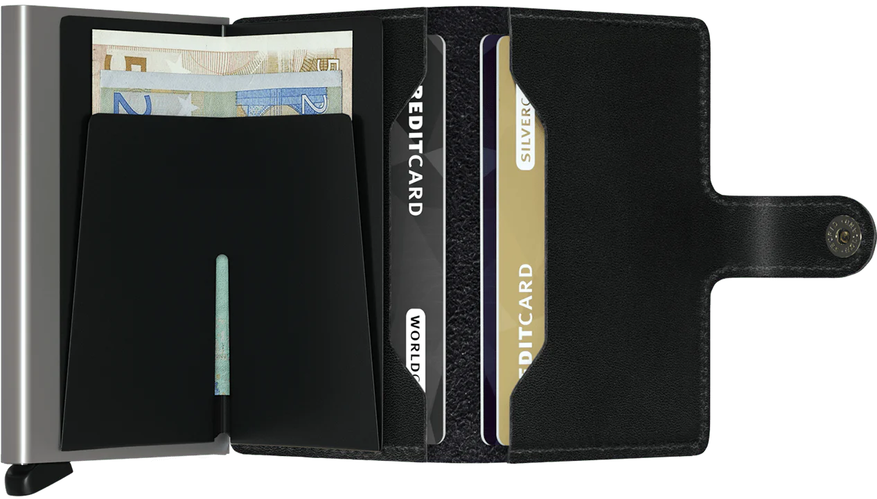 SECRID 46200930 MINIWALLET M ORIGINAL BLACK - bagsandluggage.no