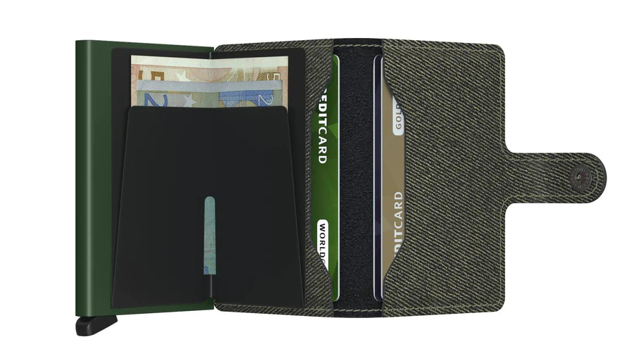 SECRID SLIMWALLET TWIST GREEN - bagsandluggage.no