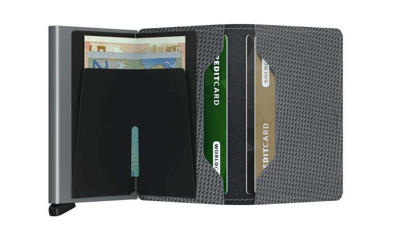 Secrid Slimwallet Carbon Cool Grey - bagsandluggage.no