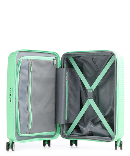 American Tourister Soundbox 55cm Exp Spring Green - bagsandluggage.no