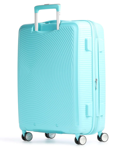AMERICAN TOURISTER SOUNDBOX SPINNER 67/24 TSA EXP POOLSIDE BLUE - - bagsandluggage.no