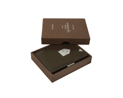 Exentri wallet brown - bagsandluggage.no
