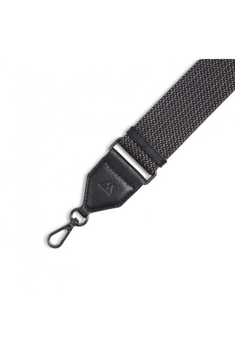 Markberg Daphney Guitar Strap Black w/Black+Silver - bagsandluggage.no