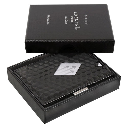 Exentri wallet black cube - bagsandluggage.no