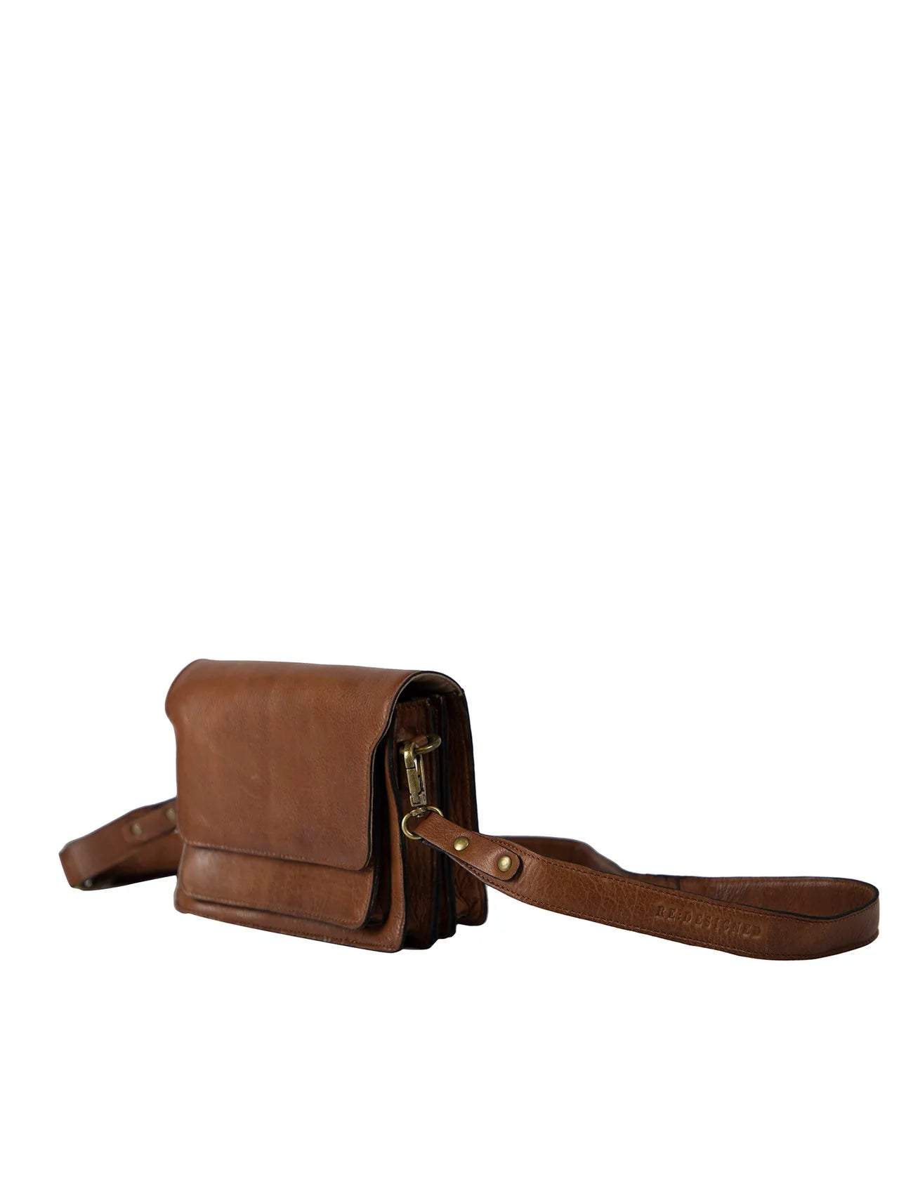 Dixie Teri Flap Bag Walnut - bagsandluggage.no