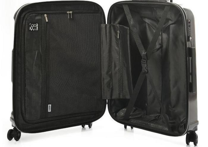 Epic ECX402/02-01 Crate Reflex 66 cm trolley 4w_charcoalBLAC char - bagsandluggage.no