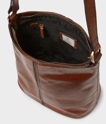 SADDLER Nancy Bucket Bag Midbrown - bagsandluggage.no