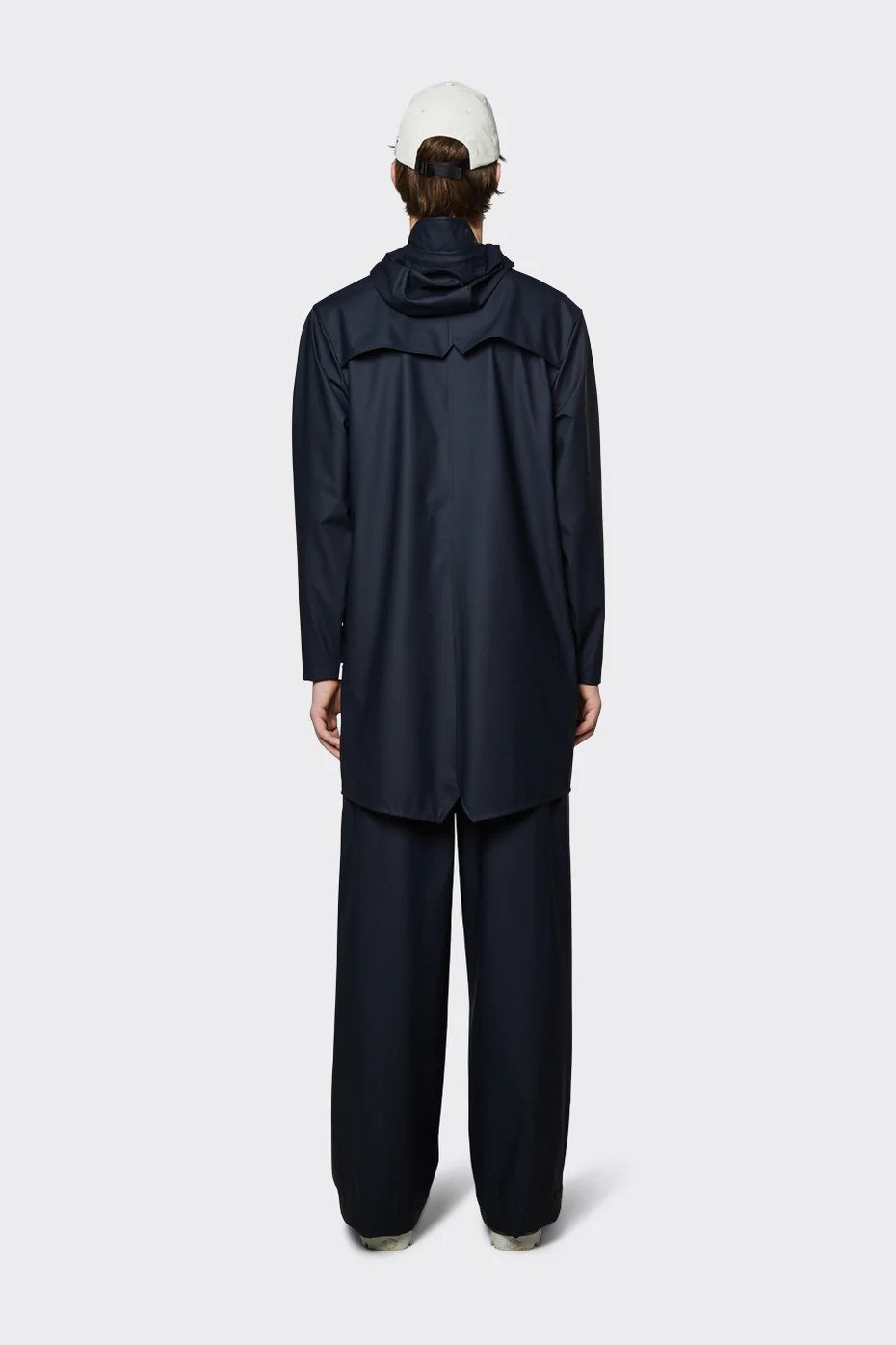 RAINS 12020 Rains Long Jacket Navy XL