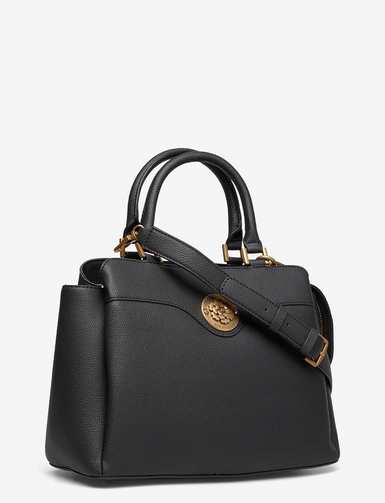 Guess HWVB79 68070 DAYANE TRIPLE CMPRTMNT SATCHEL BLACK - bagsandluggage.no