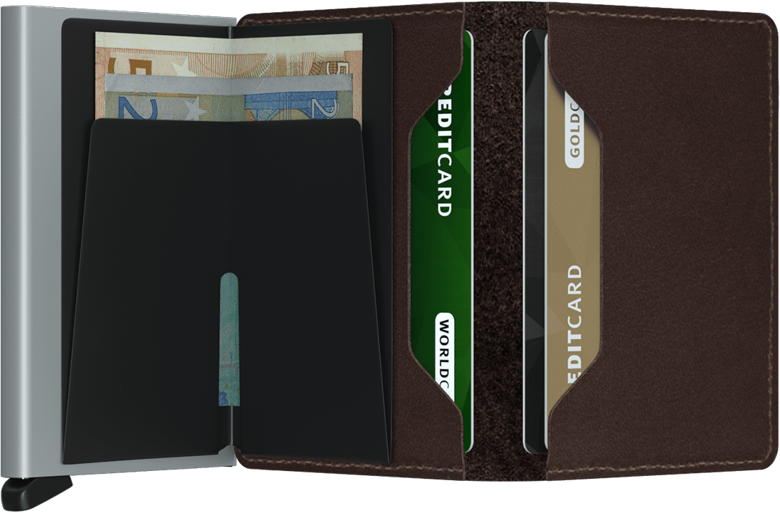 Secrid slimwallet dark brown - bagsandluggage.no