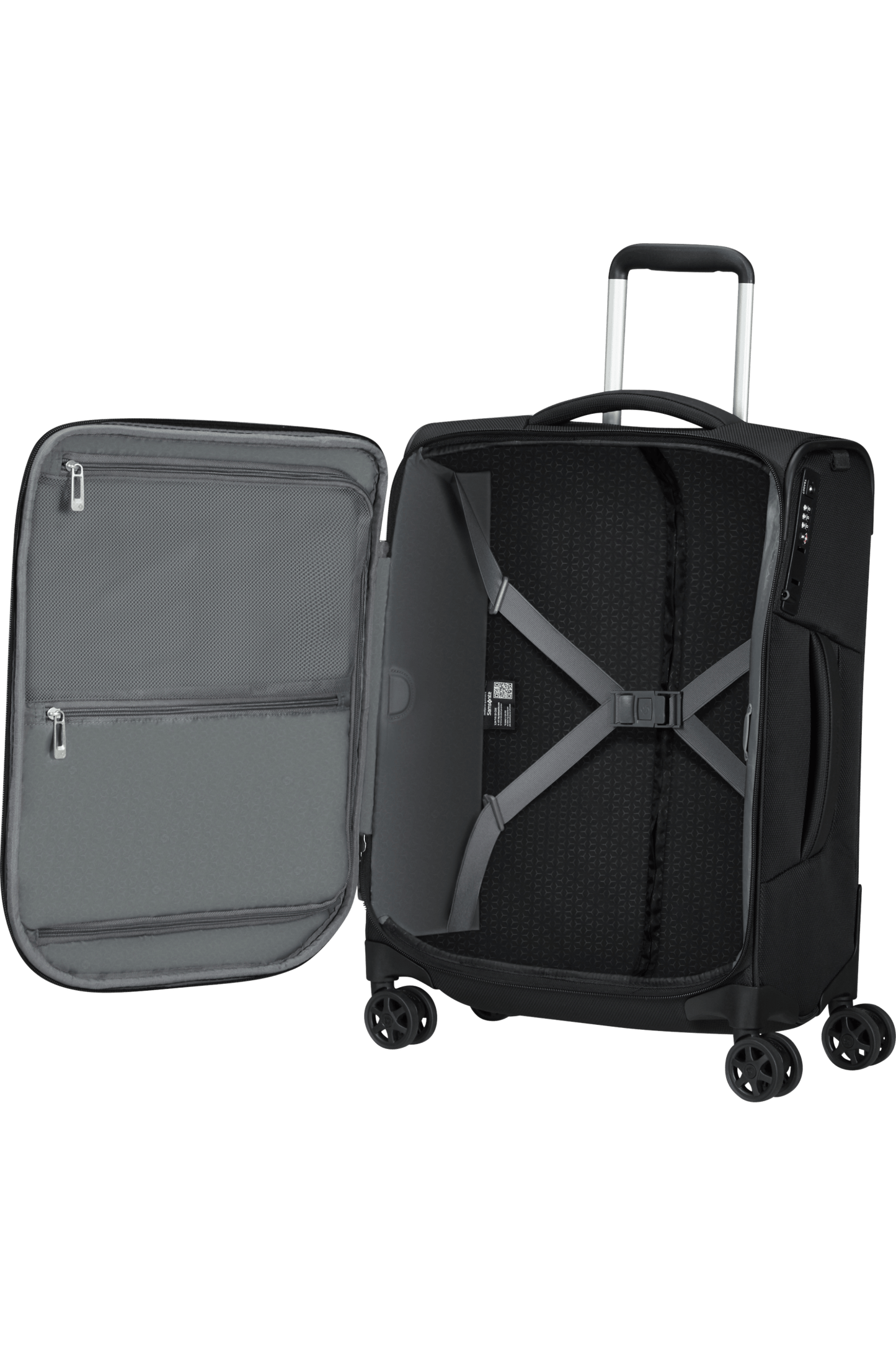 Samsonite 143328-7416 RESPARK SPINNER 55/20 STRICT OZONE BLACK