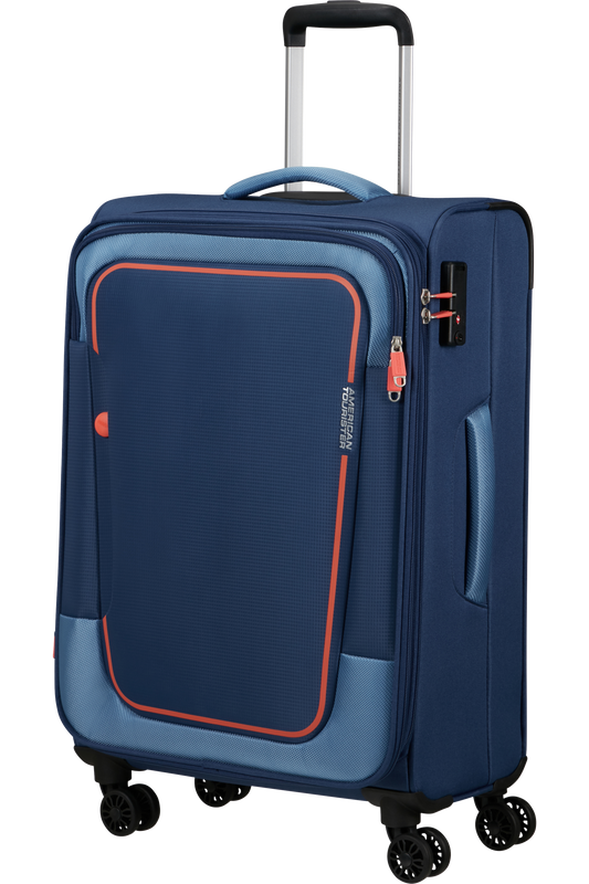 American Tourister Pulsonic Spinner 68cm 57/64 liter 2,9 kg EXP COMBAT NAVY