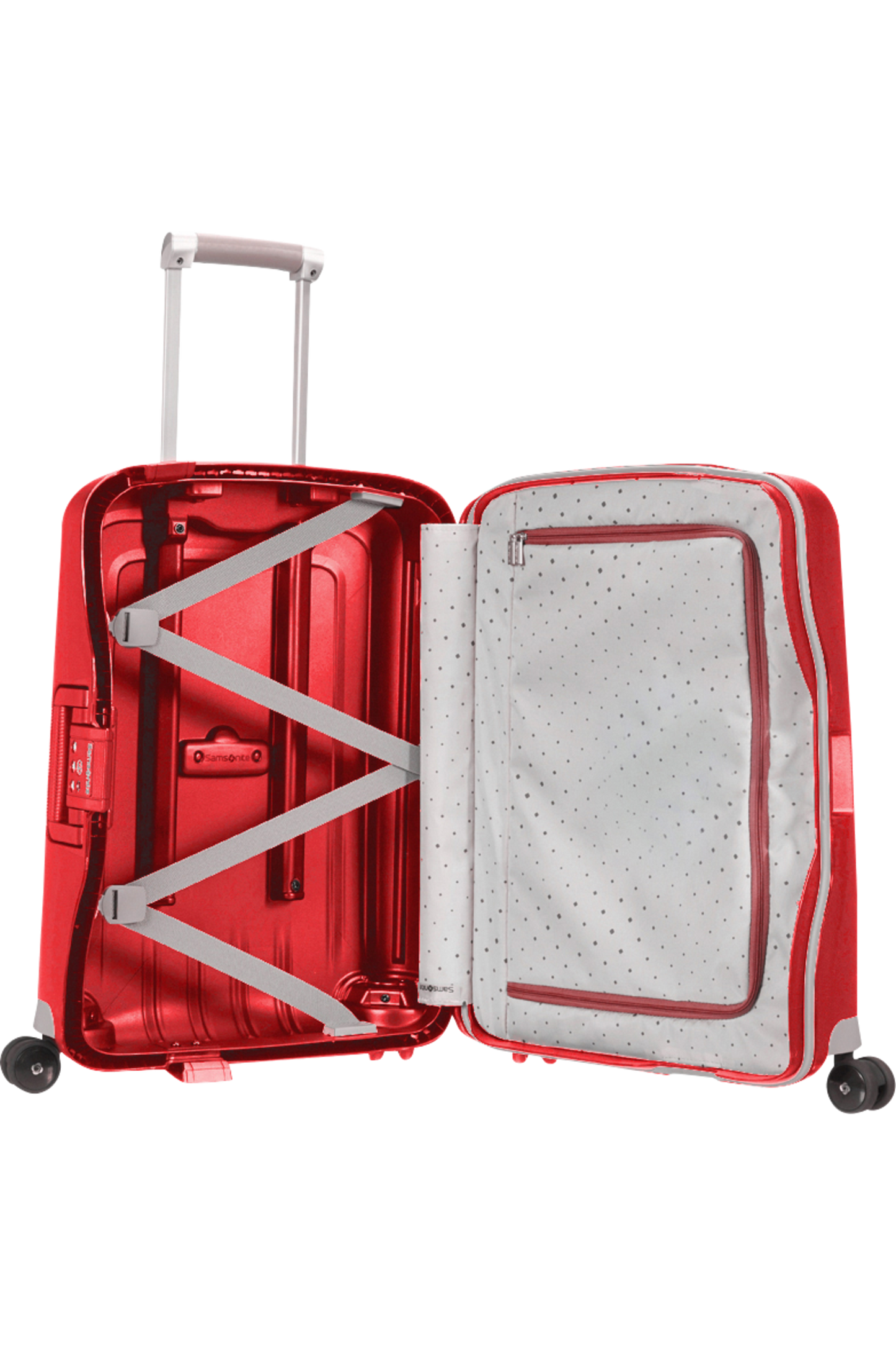 Samsonite 49539-1235 SPINNER 55/20 CRIMSON RED