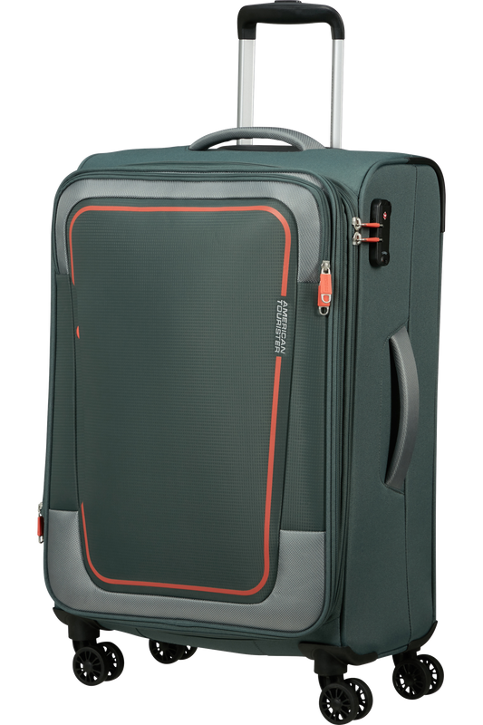 American Tourister Pulsonic Spinner 68cm 57/64 liter 2,9 kg EXP DARK FOREST