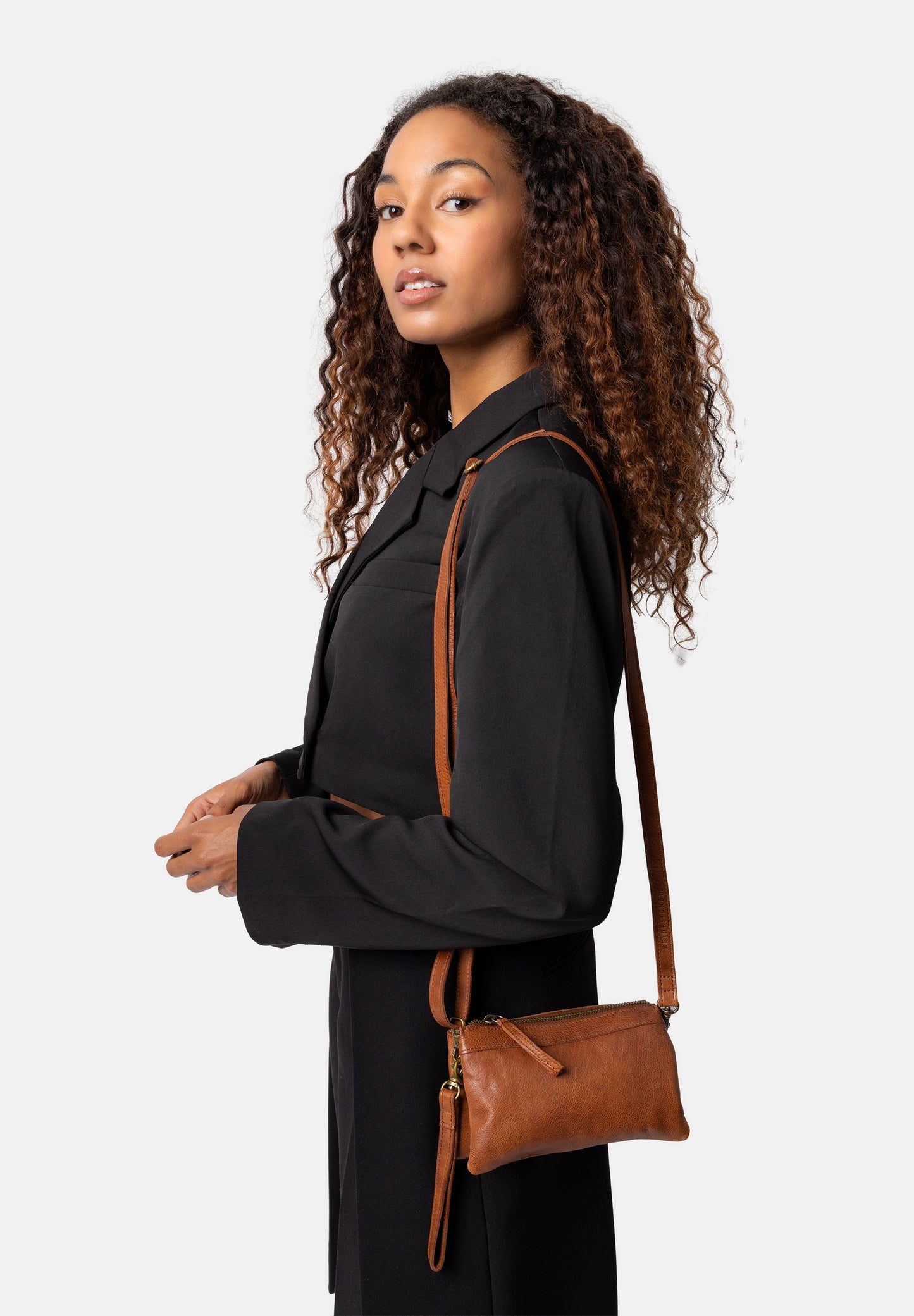 Re:Designed by Dixie Lisa Clutch Walnut