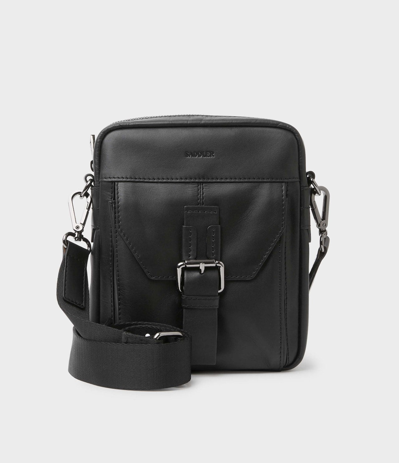 Saddler 11476-0001 Pluto Messenger Bag Black