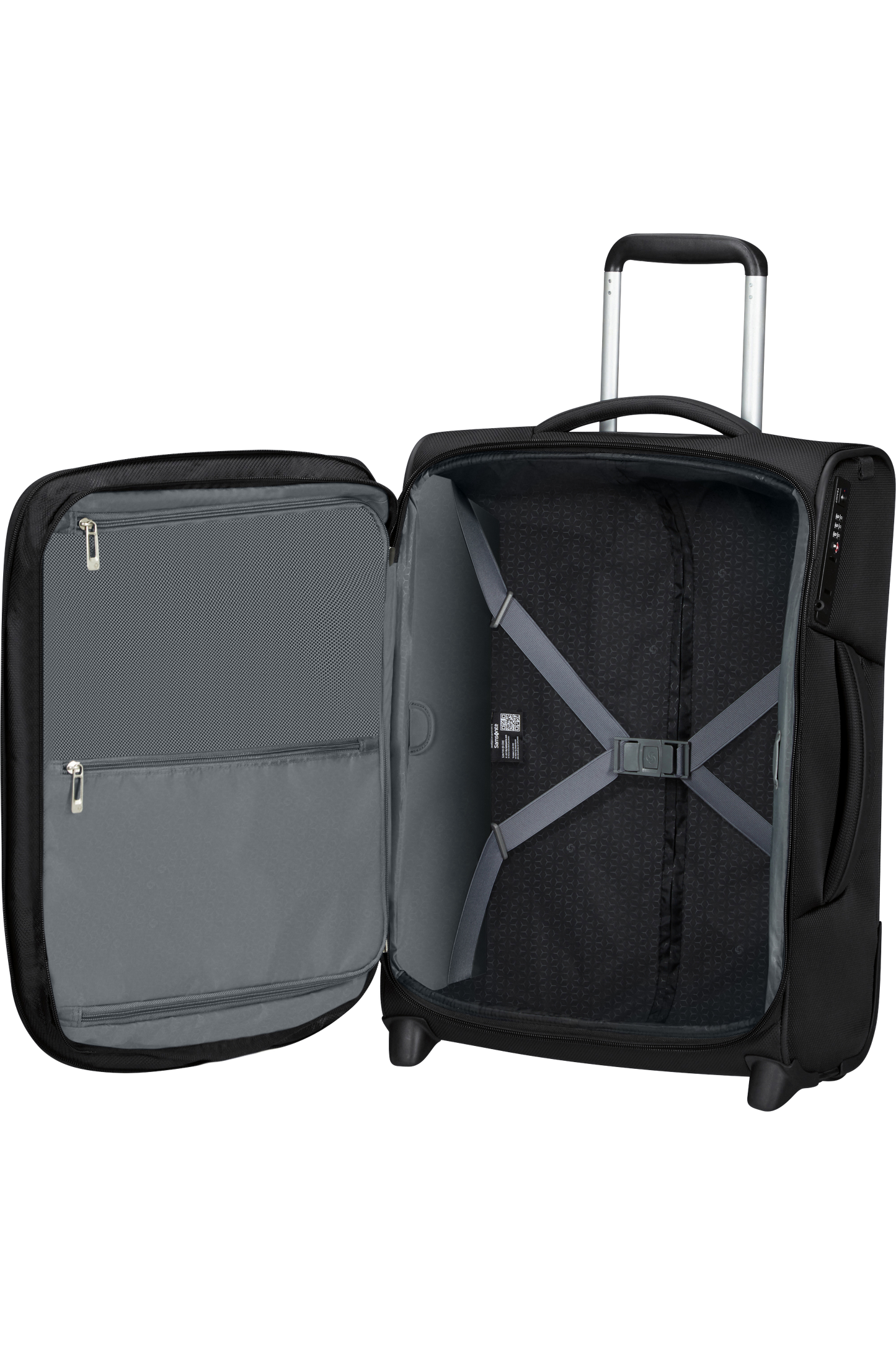 Samsonite 143312-7416 RESPARK UPRIGHT 55/20 EXP OZONE BLACK
