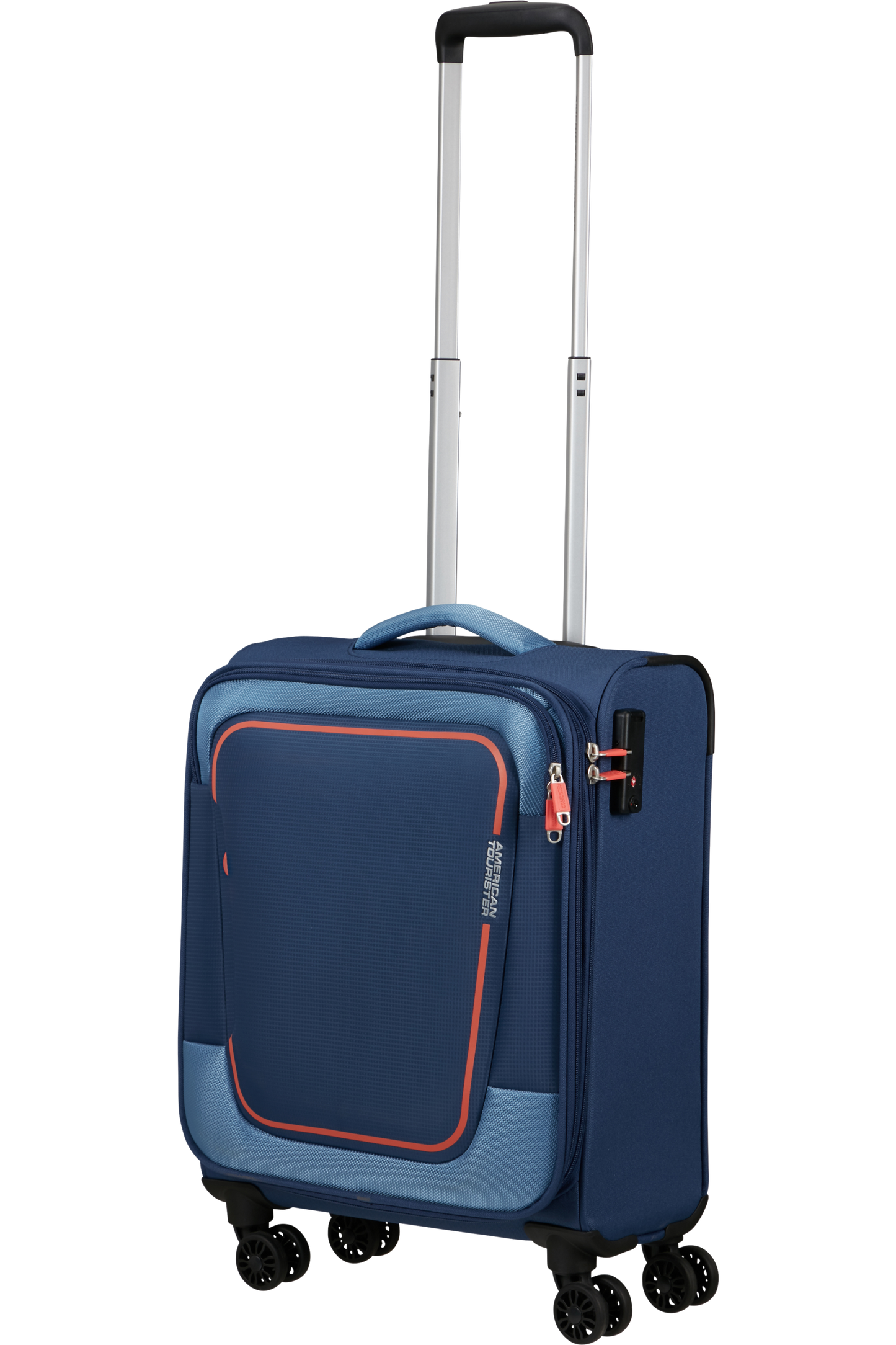 American Tourister Pulsonic Spinner 55cm 35/41 liter 2,5 kg EXP COMBAT NAVY
