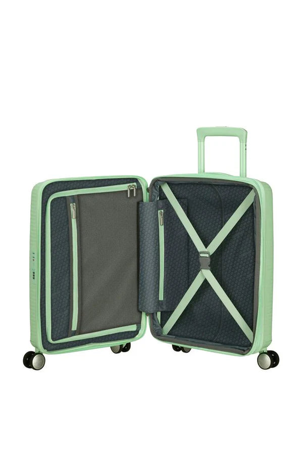 American Tourister 88472-1658 SOUNDBOX SPINNER 55/20 TSA EXP PASTEL GREEN