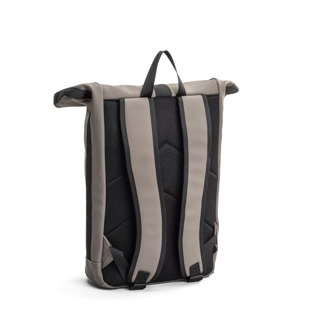Escape 1601110-Taupe Rolltop Laptop Backpack Bergen