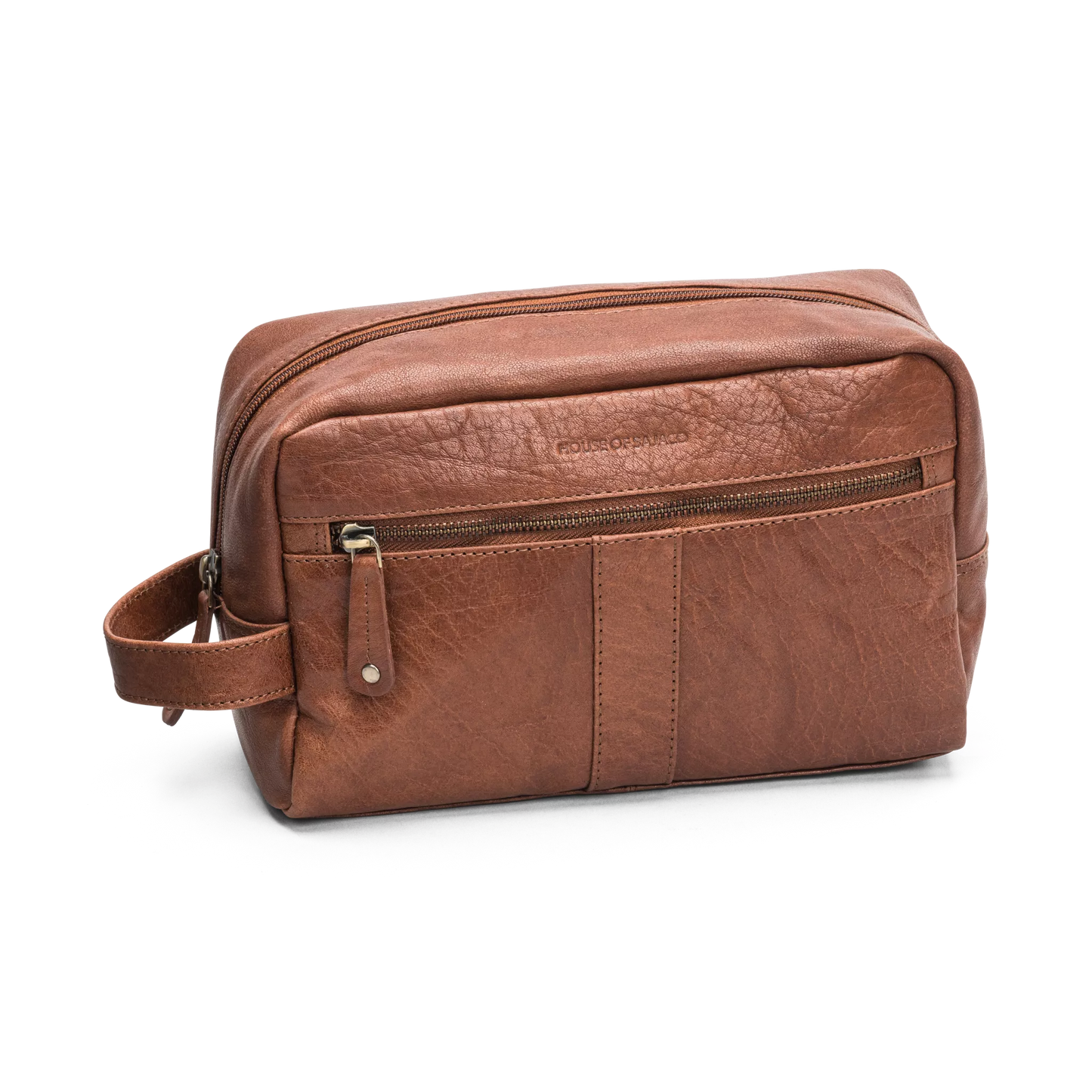 House of Nordic Toalettveske skinn Cognac