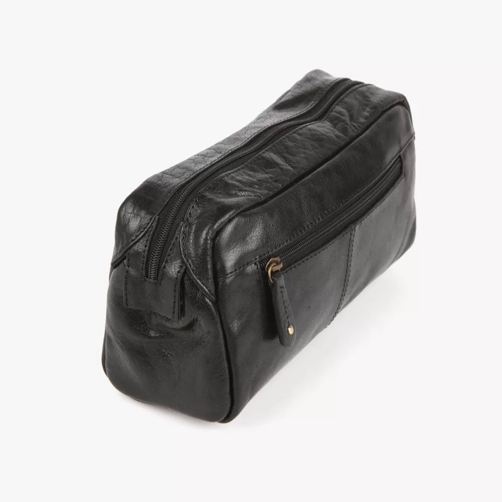 House Of Nordic 3080000 Toalettmappe Skinn Black