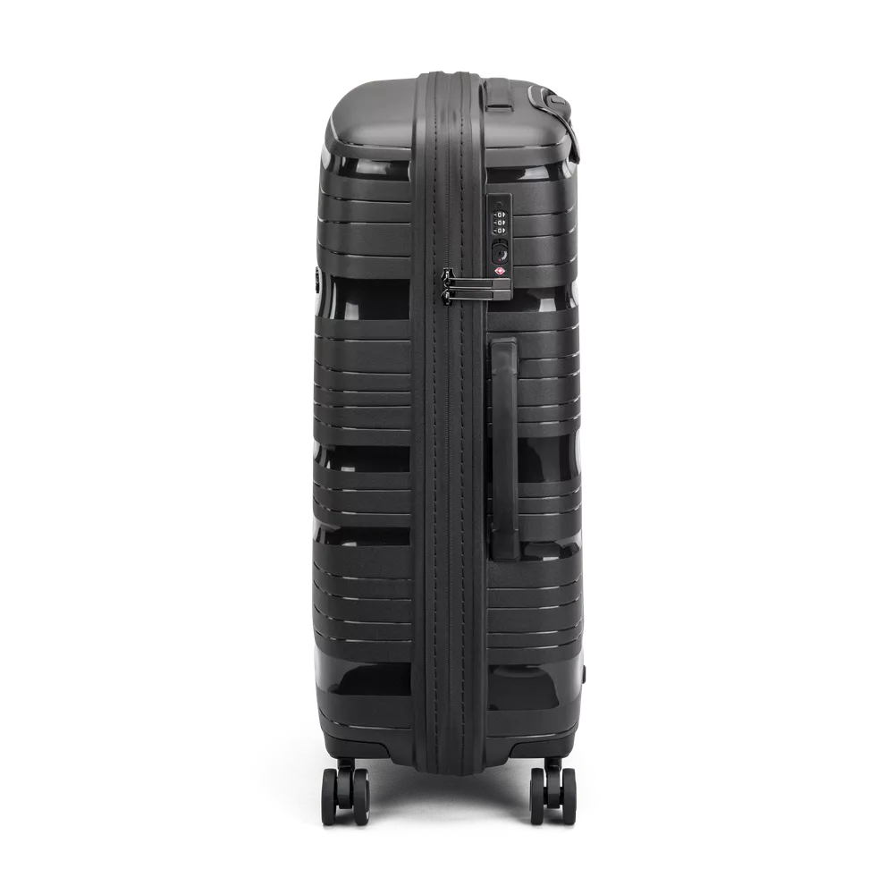 Black North Pioneer Oslo Koffert Medium 4 hjul, 67 cm, 70L